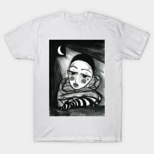 The Sad Clown and the Moonbeam T-Shirt